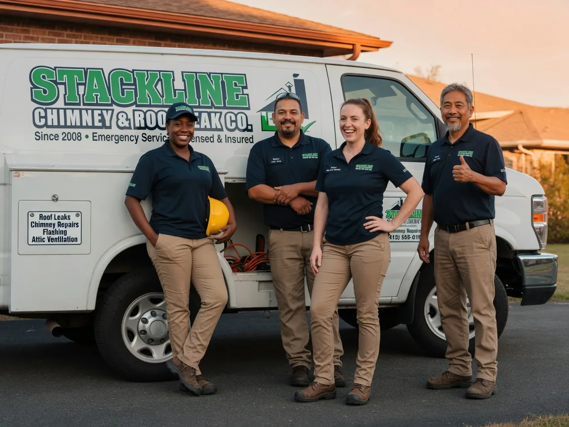 Chimney flashing repair company in Martinsville, OH